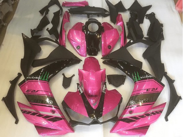 Carenado Moto R3 2015-2022 - Rosa & Negro Carenado Moto R3 2015-2022 - Rosa & Negro