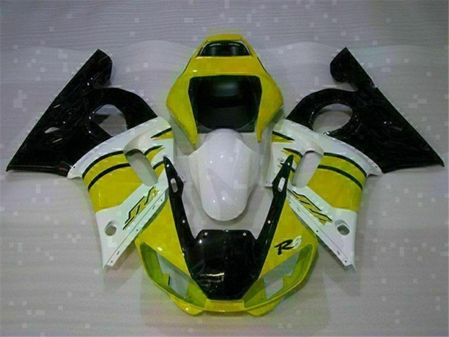 Carenado Moto R6 1998-2002 - Amarillo Blanco Carenado Moto R6 1998-2002 - Amarillo Blanco