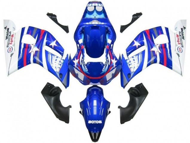 Carenado Moto R6 1998-2002 - Azul Blanco Estrella Fiat Carenado Moto R6 1998-2002 - Azul Blanco Estrella Fiat