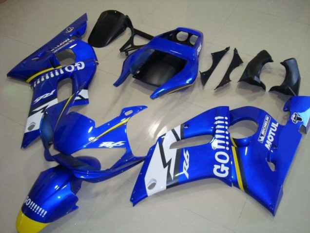 Carenado Moto R6 1998-2002 - Azul Go Motul Carenado Moto R6 1998-2002 - Azul Go Motul