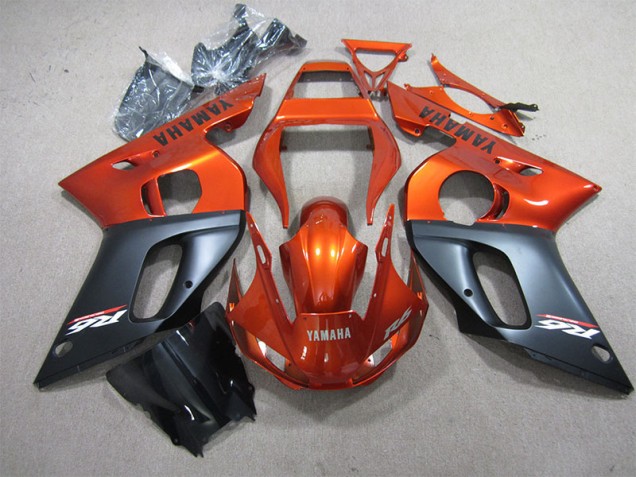 Carenado Moto R6 1998-2002 - Naranja Negro Carenado Moto R6 1998-2002 - Naranja Negro