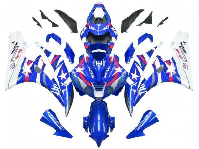 Carenado Moto R6 2006-2007 - Azul Estrella Fiat Carenado Moto R6 2006-2007 - Azul Estrella Fiat