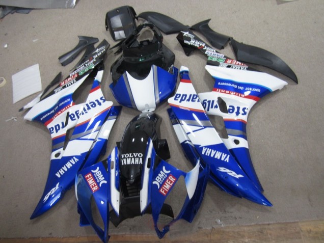 Carenado Moto R6 2006-2007 - Blanco Azul Sterilgarda Volvo Carenado Moto R6 2006-2007 - Blanco Azul Sterilgarda Volvo
