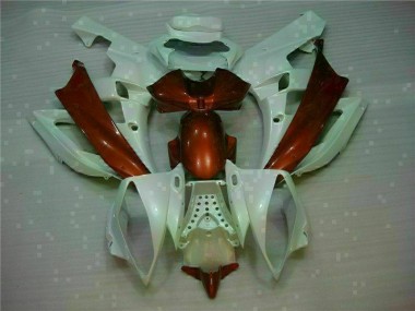 Carenado Moto R6 2006-2007 - Blanco Marrón
