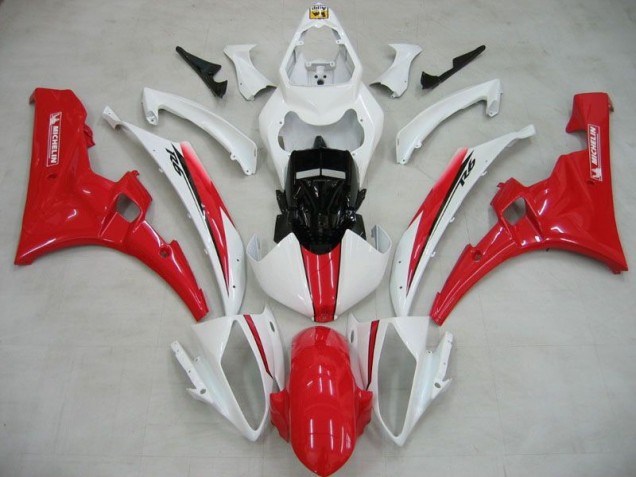 Carenado Moto R6 2006-2007 - Blanco Rojo Michelin Carenado Moto R6 2006-2007 - Blanco Rojo Michelin