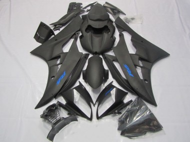 Carenado Moto R6 2006-2007 - Calcomanía negra y azul