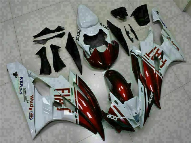Carenado Moto R6 2006-2007 - Marrón Blanco Carenado Moto R6 2006-2007 - Marrón Blanco
