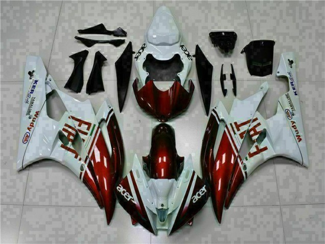 Carenado Moto R6 2006-2007 - Marrón Blanco Carenado Moto R6 2006-2007 - Marrón Blanco
