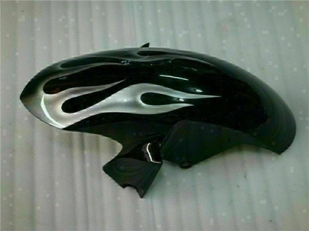 Carenado Moto R6 2006-2007 - Plata Llama Negro Carenado Moto R6 2006-2007 - Plata Llama Negro