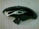 Carenado Moto R6 2006-2007 - Plata Llama Negro Carenado Moto R6 2006-2007 - Plata Llama Negro