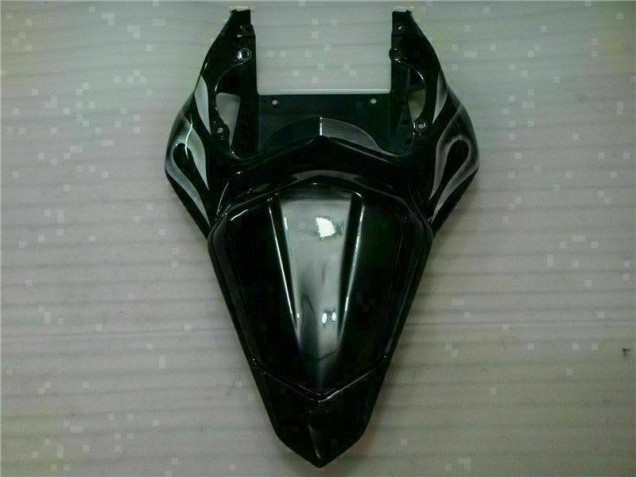 Carenado Moto R6 2006-2007 - Plata Llama Negro Carenado Moto R6 2006-2007 - Plata Llama Negro