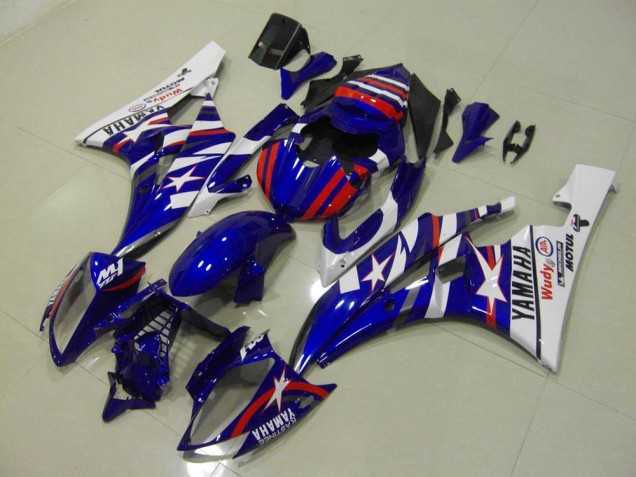 Carenado Moto R6 2006-2007 - Rojo Azul Star Carenado Moto R6 2006-2007 - Rojo Azul Star
