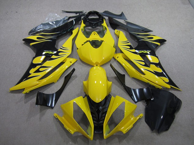 Carenado Moto R6 2008-2016 - Amarillo Negro Llama Carenado Moto R6 2008-2016 - Amarillo Negro Llama
