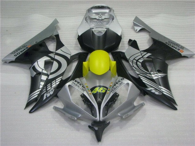 Carenado Moto R6 2008-2016 - Amarillo Negro Plata Carenado Moto R6 2008-2016 - Amarillo Negro Plata