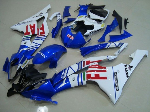 Carenado Moto R6 2008-2016 - Azul Blanco Rojo Fiat Carenado Moto R6 2008-2016 - Azul Blanco Rojo Fiat