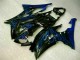 Carenado Moto R6 2008-2016 - Azul Llama Negro Carenado Moto R6 2008-2016 - Azul Llama Negro