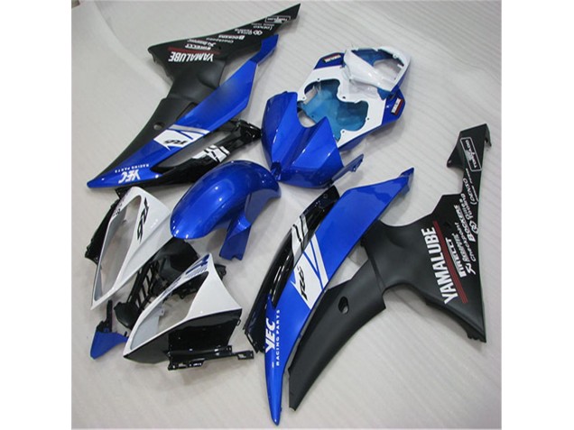 Carenado Moto R6 2008-2016 - Blanco Azul Negro Carenado Moto R6 2008-2016 - Blanco Azul Negro