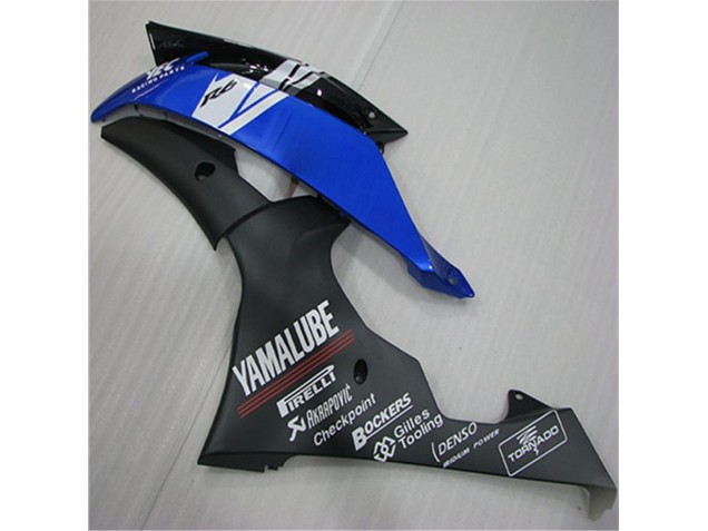 Carenado Moto R6 2008-2016 - Blanco Azul Negro Carenado Moto R6 2008-2016 - Blanco Azul Negro