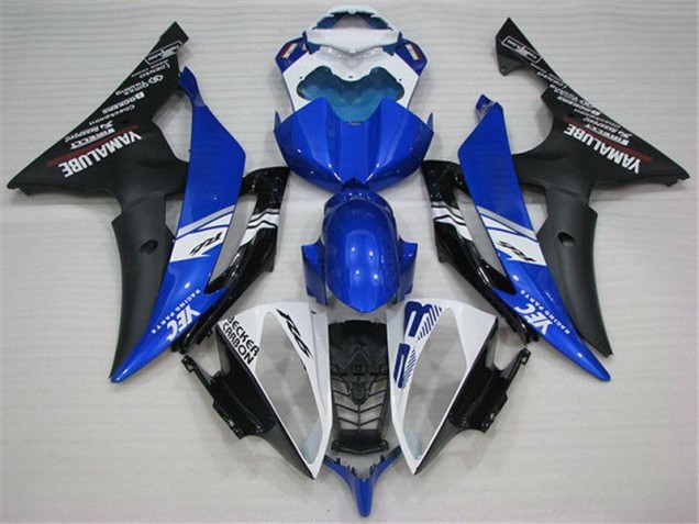 Carenado Moto R6 2008-2016 - Blanco Azul Negro Carenado Moto R6 2008-2016 - Blanco Azul Negro
