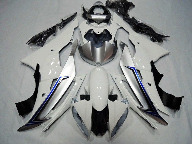 Carenado Moto R6 2008-2016 - Blanco Negro Azul Carenado Moto R6 2008-2016 - Blanco Negro Azul