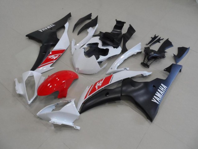 Carenado Moto R6 2008-2016 - Blanco & Negro Mate Carenado Moto R6 2008-2016 - Blanco & Negro Mate