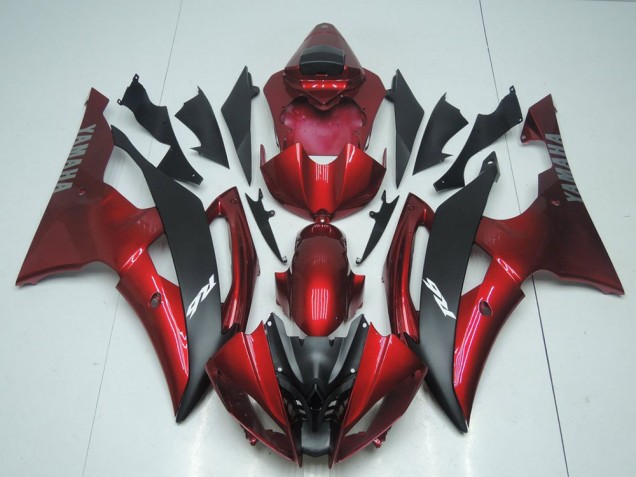 Carenado Moto R6 2008-2016 - Caramelo Rojo & Negro Carenado Moto R6 2008-2016 - Caramelo Rojo & Negro