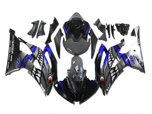 Carenado Moto R6 2008-2016 - Gris Azul Tiburón Carenado Moto R6 2008-2016 - Gris Azul Tiburón