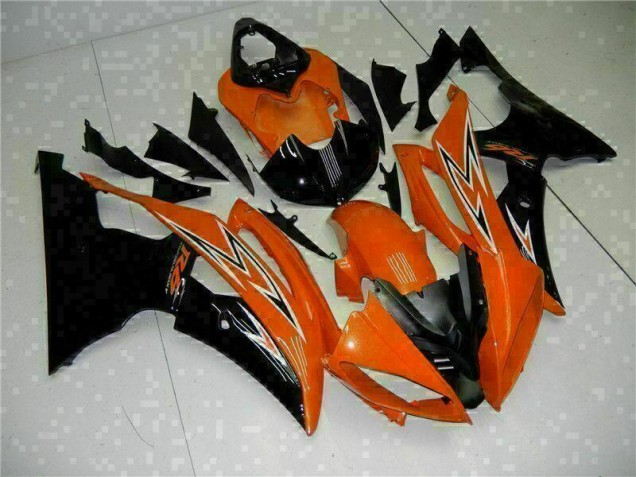 Carenado Moto R6 2008-2016 - Naranja Negro Carenado Moto R6 2008-2016 - Naranja Negro