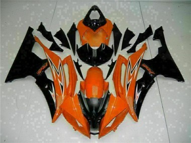 Carenado Moto R6 2008-2016 - Naranja Negro