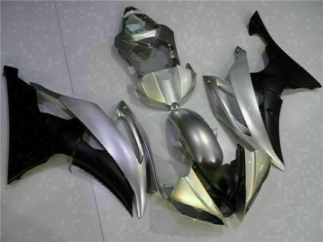Carenado Moto R6 2008-2016 - Plata Negro