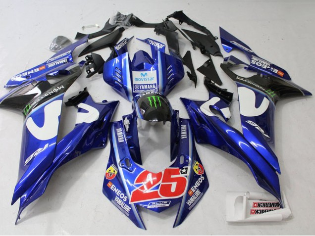 Carenado Moto R6 2017-2023 - Movistar Carenado Moto R6 2017-2023 - Movistar
