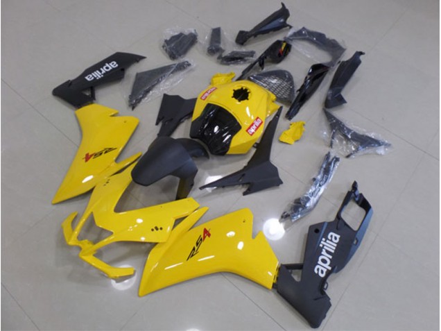 Carenado Moto RS4 50 125 2011-2018 - Amarillo Negro Carenado Moto RS4 50 125 2011-2018 - Amarillo Negro