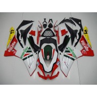 Carenado Moto RSV4 2009-2015 - Blanco Rojo Alitalia