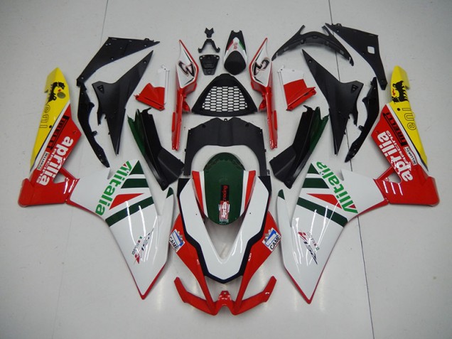 Carenado Moto RSV4 2009-2015 - Blanco Rojo Alitalia Carenado Moto RSV4 2009-2015 - Blanco Rojo Alitalia
