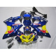 Carenado Moto S1000RR 2009-2014 - Amarillo Azul RedBull