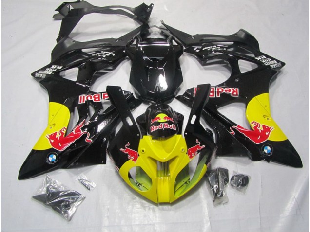 Carenado Moto S1000RR 2009-2014 - Amarillo Negro RedBull Carenado Moto S1000RR 2009-2014 - Amarillo Negro RedBull