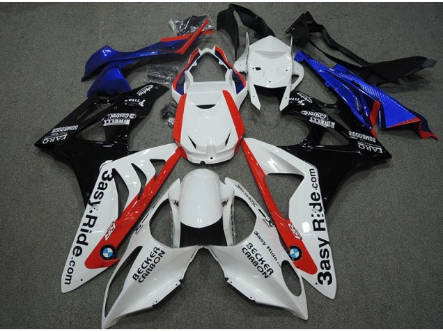 Carenado Moto S1000RR 2009-2014 - Blanco Azul Rojo Carenado Moto S1000RR 2009-2014 - Blanco Azul Rojo