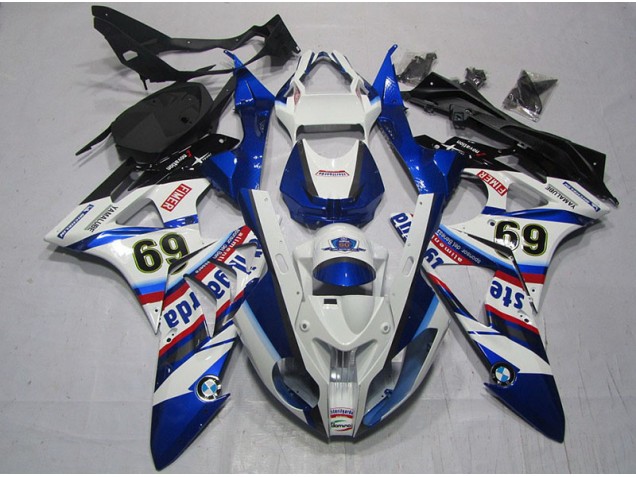 Carenado Moto S1000RR 2009-2014 - Blanco Azul Sterilgarda 69 Carenado Moto S1000RR 2009-2014 - Blanco Azul Sterilgarda 69