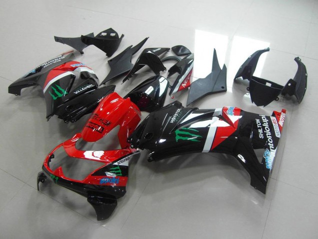 Carenado Moto ZX 250R 2008-2012 - Rojo & Negro Monster Carenado Moto ZX 250R 2008-2012 - Rojo & Negro Monster