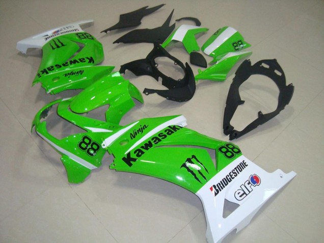Carenado Moto ZX 250R 2008-2012 - Verde & Blanco Carenado Moto ZX 250R 2008-2012 - Verde & Blanco