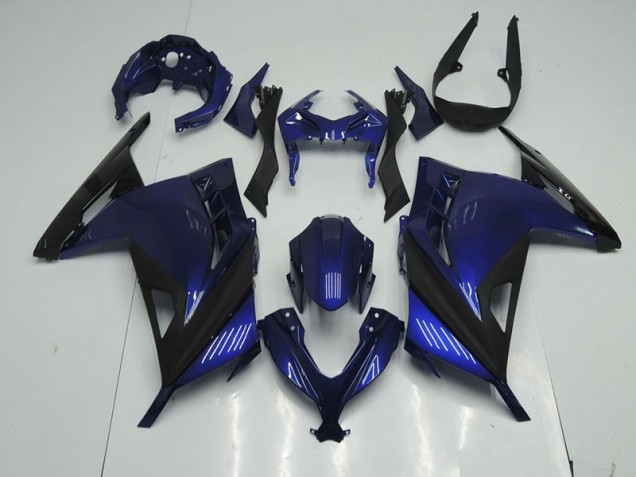 Carenado Moto ZX 300R 2013-2016 - Azul Negro Carenado Moto ZX 300R 2013-2016 - Azul Negro