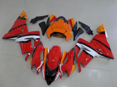 Carenado Moto ZX10R 2003-2005 - Naranja Negro & Blanco