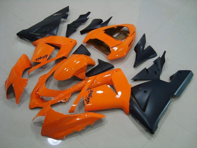 Carenado Moto ZX10R 2003-2005 - Naranja Negro Mate Carenado Moto ZX10R 2003-2005 - Naranja Negro Mate
