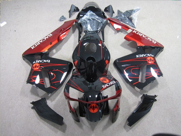 Carenado Moto ZX10R 2003-2005 - Negro Rojo Racardi Carenado Moto ZX10R 2003-2005 - Negro Rojo Racardi