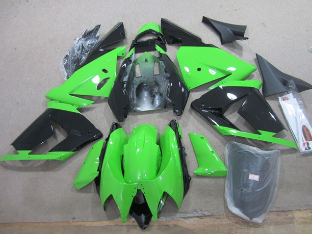 Carenado Moto ZX10R 2003-2005 - Negro Verde Carenado Moto ZX10R 2003-2005 - Negro Verde