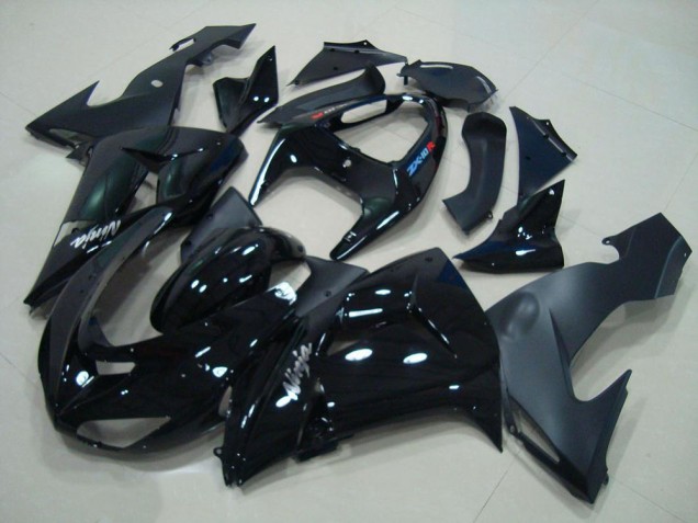 Carenado Moto ZX10R 2006-2007 - Brillante Negro Negro Mate Carenado Moto ZX10R 2006-2007 - Brillante Negro Negro Mate