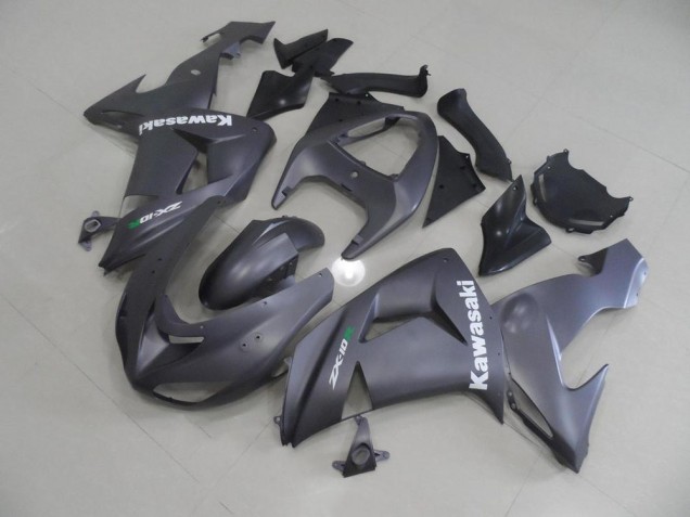 Carenado Moto ZX10R 2006-2007 - Gris con Blanco Calcomanías Carenado Moto ZX10R 2006-2007 - Gris con Blanco Calcomanías