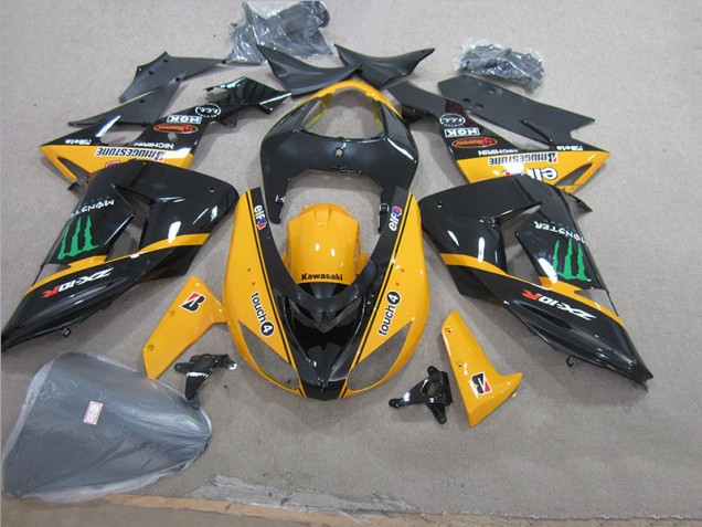 Carenado Moto ZX10R 2006-2007 - Negro Amarillo Touch4 Monster Carenado Moto ZX10R 2006-2007 - Negro Amarillo Touch4 Monster