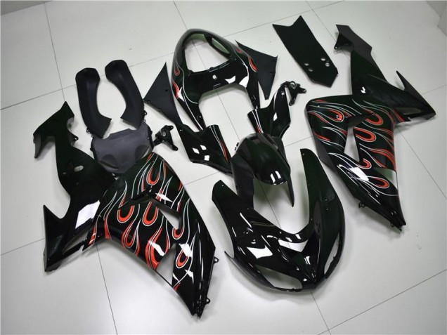 Carenado Moto ZX10R 2006-2007 - Negro Gris Rojo Carenado Moto ZX10R 2006-2007 - Negro Gris Rojo