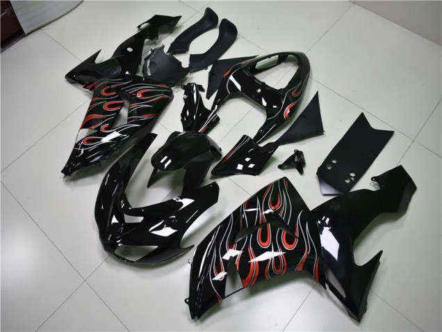 Carenado Moto ZX10R 2006-2007 - Negro Gris Rojo Carenado Moto ZX10R 2006-2007 - Negro Gris Rojo